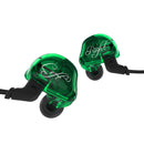 KZ ZSR Plus HiFi Six Drivers 2BA+DD Earphone Dual Balanced Armature Dynamic Hybrid Bass Headphone