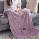 Blankets Throw Rug Snuggle Blanket Flannel Shawl for Home Office