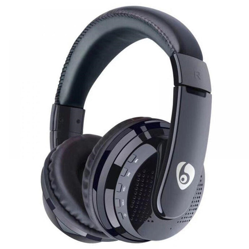 MX666 Foldable Wireless Gaming Headphone bluetooth Over-ear Handsfree Adjustable Headset with Mic Support FM TF