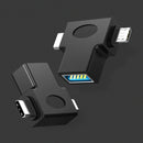 Bakeey 2 in 1 USB3.0 To Type C Micro USB OTG Adapter Converter For Oneplus 5t 6 Xiaomi 6 Mix 2s S9+