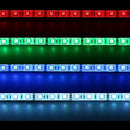 5M 60W SMD5050 Non-waterproof bluetooth APP Control RGB LED Strip Light Kit + 12V 5A Power Adapter