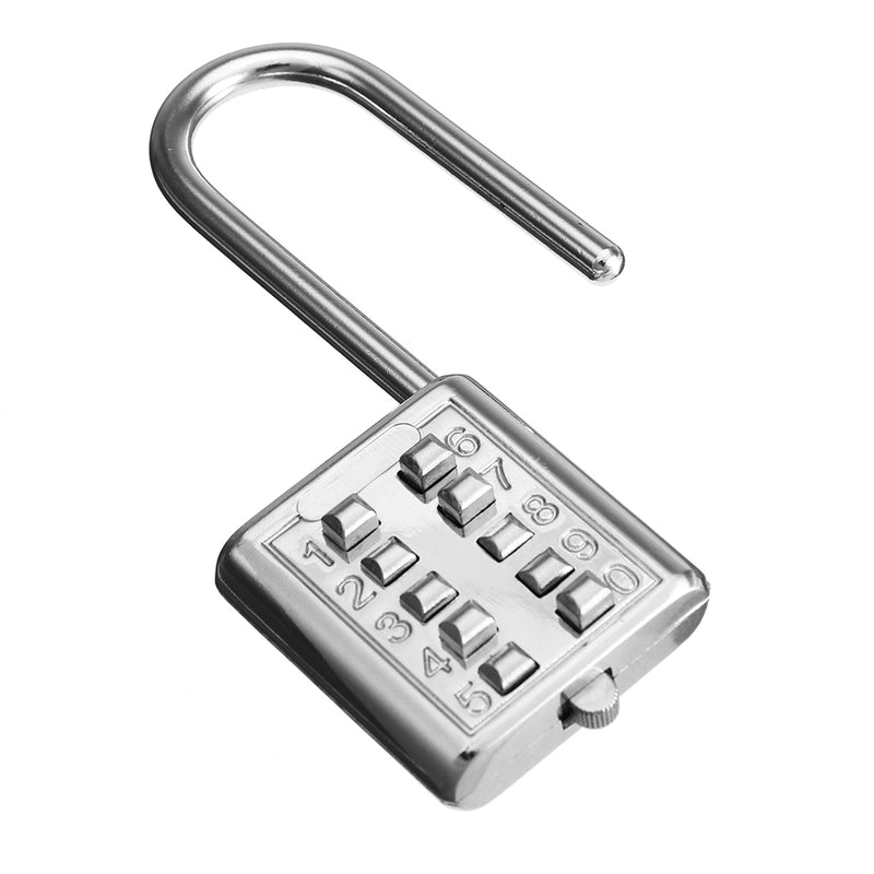 KCASA LK-21L 10 Digit Push Button Combination Padlock Travel Suitcase Luggage Security Password Lock