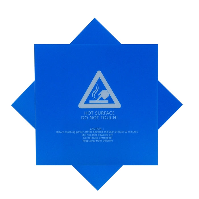 220*220*0.5mm Blue Frosted Heated Bed Sticker Build Plate Tape With 3M Backing For 3D Printer