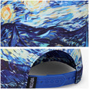 NUZADA Cotton Baseball Cap Flat Brim Hat Hip-Hop Graffiti Men Women Adjustable Bike Cycling Bicycle