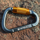 Xinda Outdoor Safety Buckle Carabiner Automatic Lock For Mountaineering Rock Climbing Alloy Ring