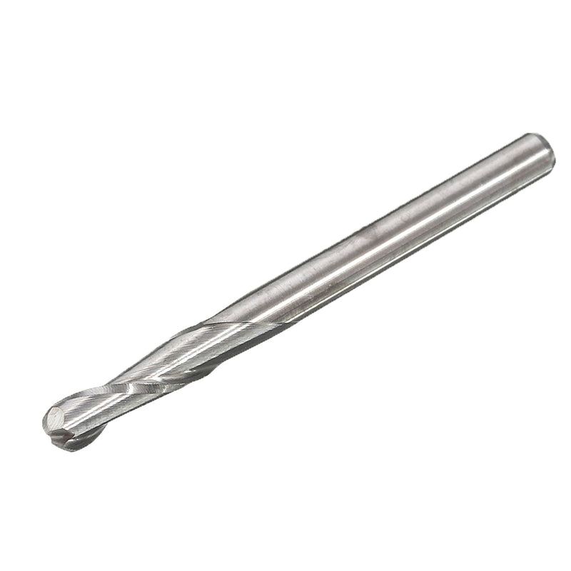 10pcs/Set Ball Nose End Milling Cutter Set Carbon Steel 1mm-3.175mm CNC Milling Cutter