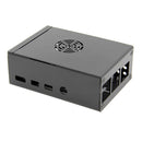 P100 Metal Case Protective Shell + Cooling Fan + 3 Heatsink DIY Kit for Raspberry Pi 4B Only