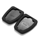 Pair Rubber Car Brake Clutch Pedal Cover Non-Slip Pad for Nissan Qashqai