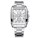 LONGBO 80006 Men Watch Steel Strap Alloy Case Luminous Fashion Casual Quartz Wrist Watch