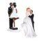 Romantic Funny Wedding Cake Topper Figure Bride Groom Couple Bridal Decorations