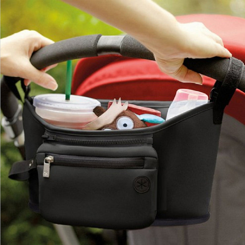 Waterproof Baby Stroller Hanging Bag Strollers Storage Bag Diaper Bottle