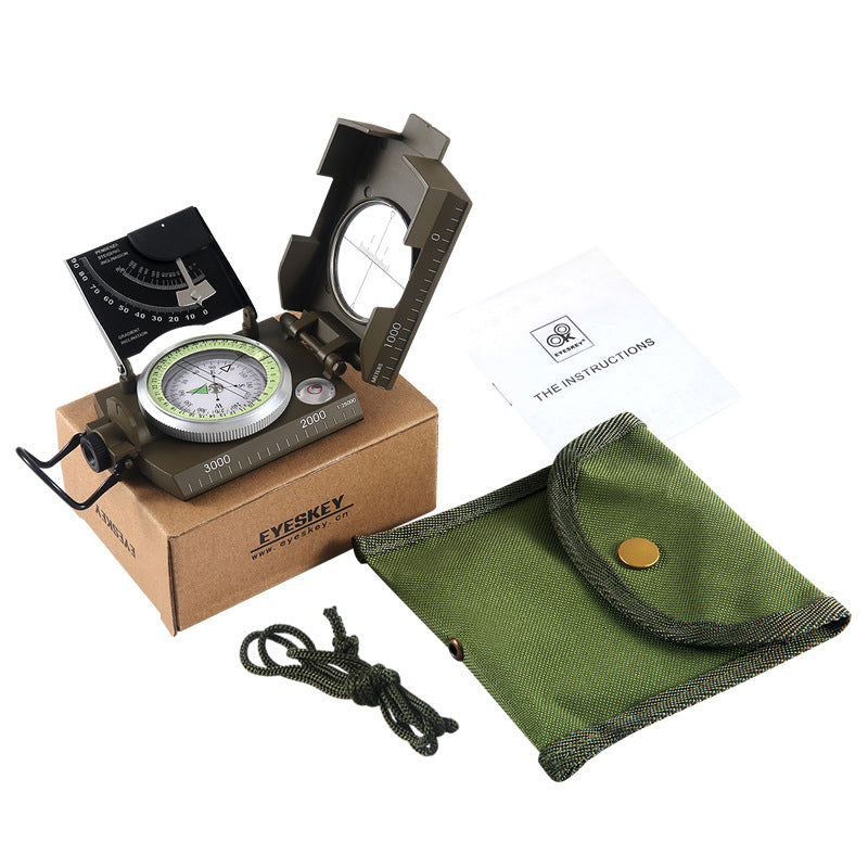 EYESKEY EK4076 Outdoor Multifunctional Compass Waterproof Geological Compass Camping Survival