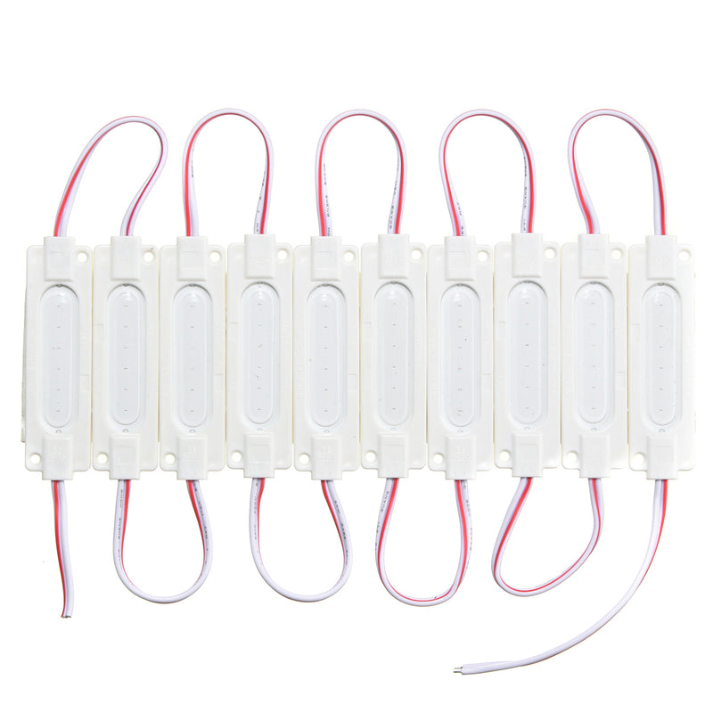10 PCS Waterproof COB Injection LED Module Strip Light Window Store Front Lighting Lamp DC12V