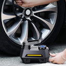 Enusic 12V 150Psi 35L/min Portable Air Compressor Tire Inflator Pump With Digital Pressure Gauge Bright Emergency Flashligh For Car Motorcycle Bicycle 120W