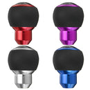 Universal  5 6 Speed Manual Car Gear Shift Knob Shifter Lever Aluminum Handle Ball with 3 Adapter