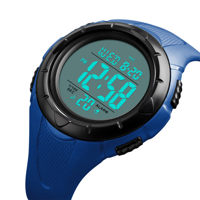 SKMEI 1535 Chronograph Week Display 50M Waterproof Large Dial Outdoor Digital Watch Men Watch