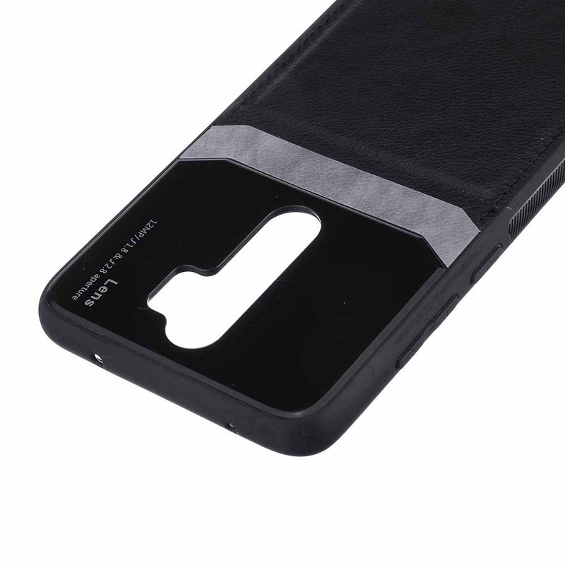 For Xiaomi Redmi Note 8 Pro Case Bakeey Luxury Business PU Leather Mirror Glass Shockproof Protective Case