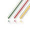 30cm White Triangular Metric Scale Ruler Plastic Three Color Coded Sides