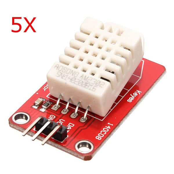 5Pcs AM2302 DHT22 Temperature And Humidity Sensor Module For  SCM