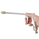 High Pressure Metal Plated Hose Nozzle Water Power Sprayer Garden Car Washer
