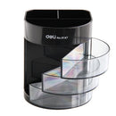 Deli 9147 Multifunctional Pen Holder Office Business Plastic Deli Pen Holder Creative Fashion Receiving Pen Holder