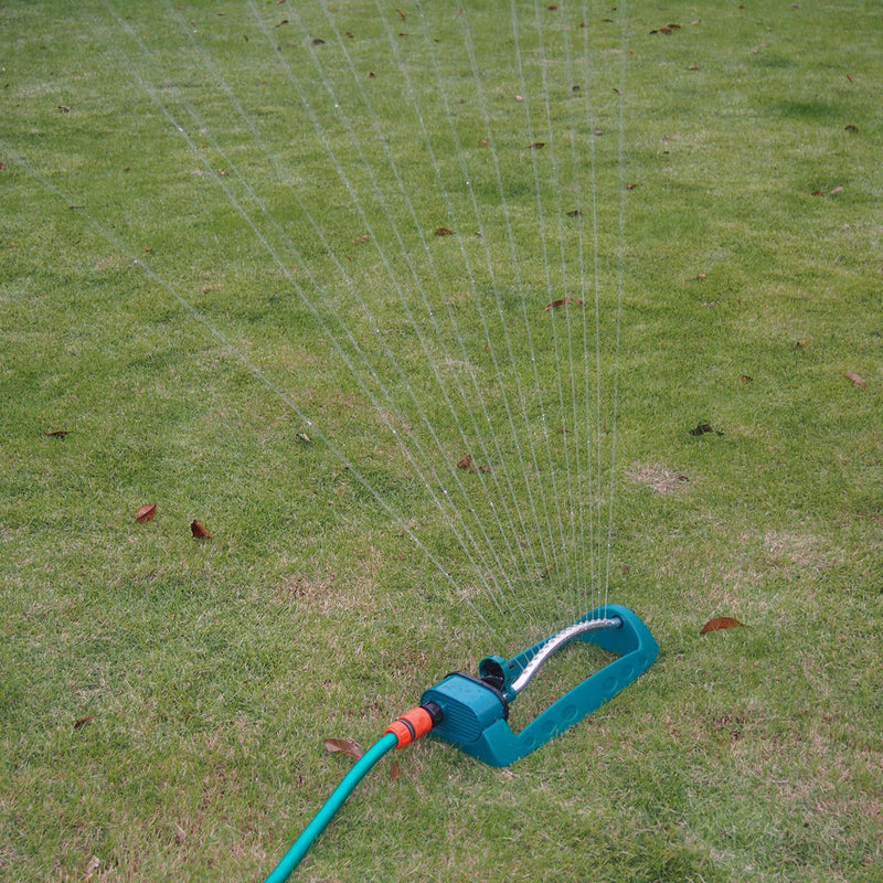 Garden 15 Holes Sprinklers Plastic Aluminum Tube Swing Sprayer Nozzle 120 Lawn Irrigation Tools