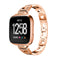 Bakeey Lady Bling Rhinestone Stainless Steel Watch Band Strap For Fitbit Versa