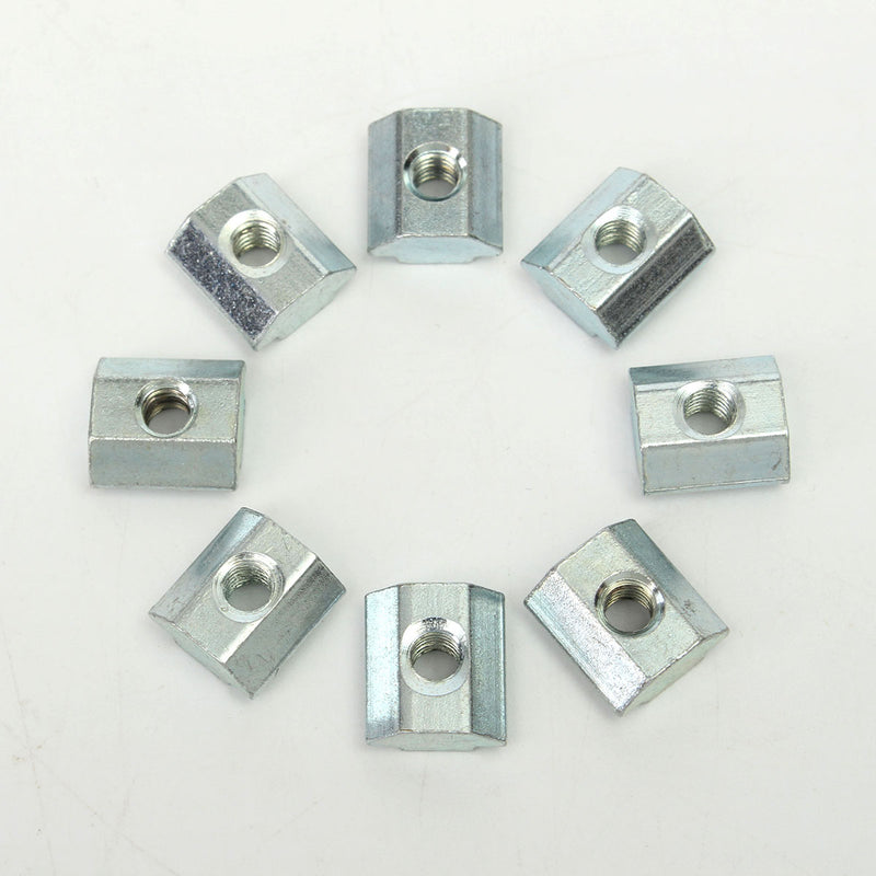 50pcs M4 T Sliding Nut Block for 2020 Aluminum Profile Zinc Coated Plate Aluminum Accessories