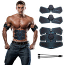 LCD Display Electric Muscle Stimulator Massager USB Rechargeable Muscle Training Abdomen Body Exercise Stimulater for Thin Body Fitness