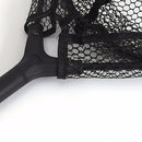 63CM Black ABS Alloy Nylon Fly Fishing Landing Handle Net Fishing Net Tackle Tool