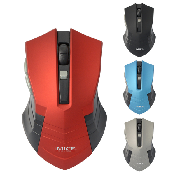 IMICE E-2310 Rechargeable 2.4GHz Wireless 1600DPI Mouse Multi-colored Mouse for Laptops Computers