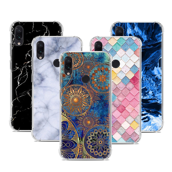 Bakeey Colorful Painting Airbag Shockproof Soft TPU Protective Case for Xiaomi Redmi Note 7 / Xiaomi Redmi Note7 Pro