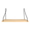 Wall Shelf Wood Iron Hanging Holder Storage Wall Mount Rack Home Display Decorations