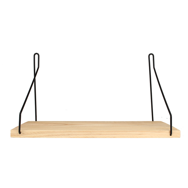 Wall Shelf Wood Iron Hanging Holder Storage Wall Mount Rack Home Display Decorations