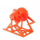 Orange ABS Removable Turn Around Filament Rack for Prusa i3 3D Printer Part
