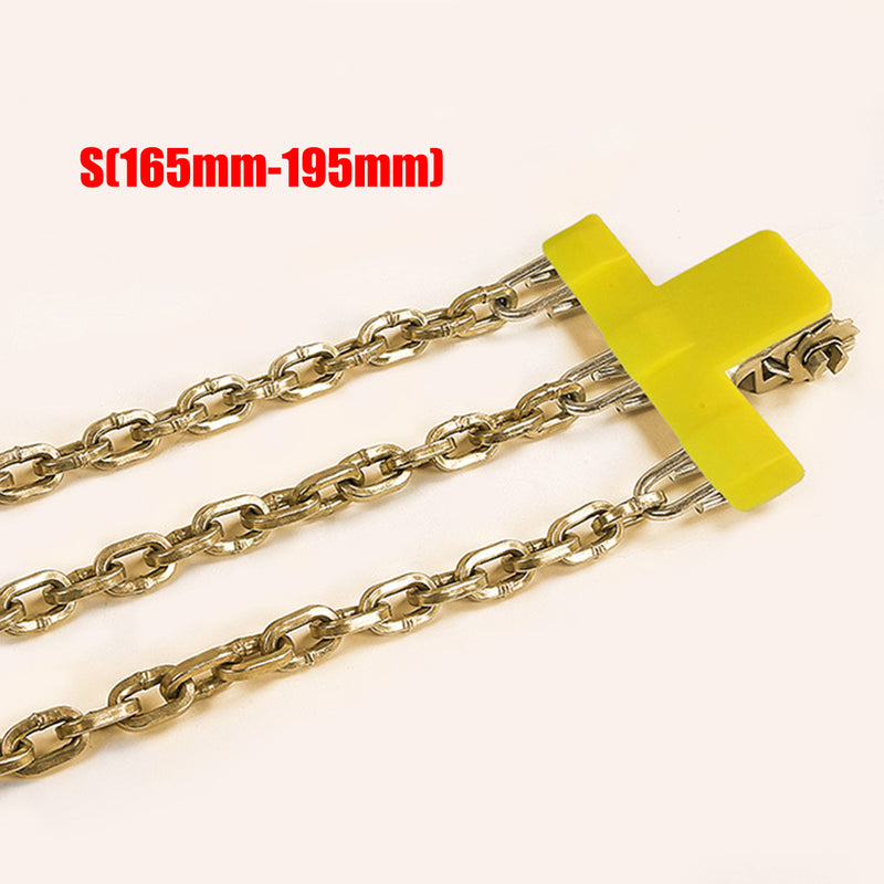 Steel Wheel Tire Snow Anti-skid Chains Car Truck SUV Emergency Winter Driving Car Snow Chain