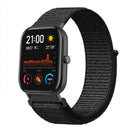 20mm Nylon Canvas Watch Band Watch Strap Replacement for Amazfit GTS Smart Watch
