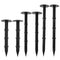 KCASA 10pcs/Pack Black PP Mulch Shading Pest Control Garden Ground Nail Plastic Film Fixing Tools