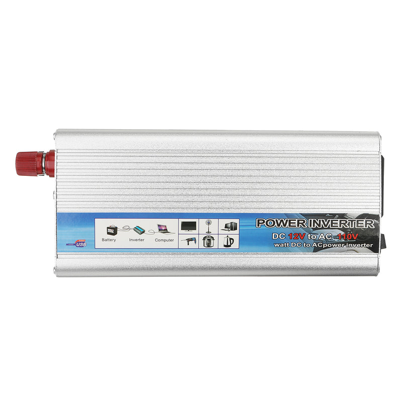 300W-1500W Power Inverter DC12V To AC110V Car Converter Modified Sine Wave USB Car Inverter