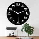 Emoyo ECY028 Creative Chemical Element Table Wall Clock 3D Wall Clock For Home Office Decorations