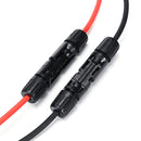 1 Pair Black + Red 14 AWG Solar Panel Extension Cable Wire MC4 Connector 9/8/5m