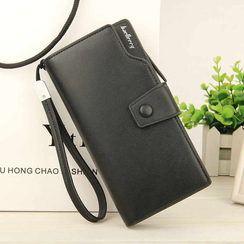 New Fashion Baellerry Women High Quality PU Leather Long Wallet Handbag Card Holder Coin Purse