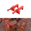 Drillpro 2pcs Cement Brick Mold Liner Runner Wire Drawer Bricklaying Tool Fixer for Building Construction Fixture