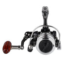 MN100 4.3:1 Mini Ice Fishing Reel Metal Spool Left/right Interchangeable Spinning Reel Gear For Pen