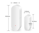 WiFi Smart Door Window Sensor Magnetic Contact Smart Home Detector Compatible with Alexa Alarm System