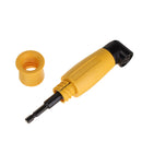 1/4 Inch Hex Reversible Ratchet Socket Adapter 90 Right Angle Extension Driver Screwdriver Bit Holder