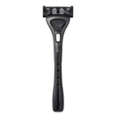 Minleaf ML-HR Manual Men's Razor Aloe Vera Lubrastrip 4 Blade Refills with Precision Trimming