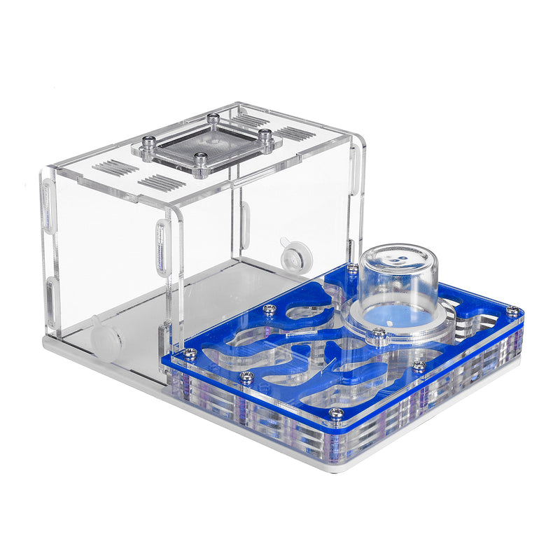 14.7*11.7*7.5cm Acrylic Sheet Ant Farm Feeding Insects Science Educations