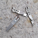 Outdoor EDC Suspension Clamp Clip Hanging Key Chain Ring Buckle Quick Release Kit