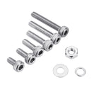 Suleve M2SSH1 600Pcs M2 304 Stainless Steel Hex Socket CapButtonFlat Head Screw Washer Nut Kit